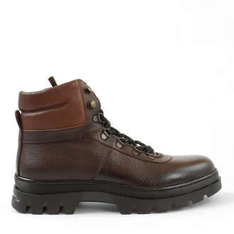 Celal Gltekin 550-795 Schnürstiefel Lederstiefel Braun/Dunkelbraun