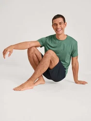 CALIDA DSW Balancing Herren Pyjamahose Dunkelblau/Türkis/Blau/Hellblau