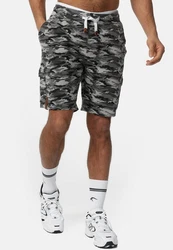 Indicode Sweatshorts White Rock Weiß