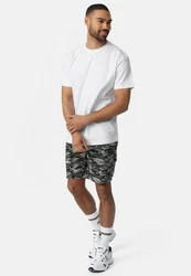 Indicode Sweatshorts White Rock Weiß