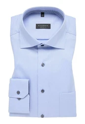 Eterna Langarmhemd Hellblau/Blau/Dunkelblau/Pastell