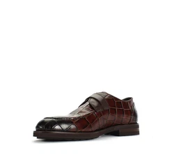 Celal Gültekin Schnürschuh 675-108 Braun/Dunkelrot/Bordeaux/Rot