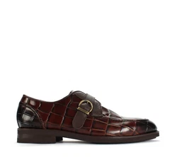 Celal Gültekin Schnürschuh 675-108 Braun/Dunkelrot/Bordeaux/Rot