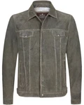 Milestone Lederjacke MS-Juliano Dunkelgrün/Grau/Braun/Khaki