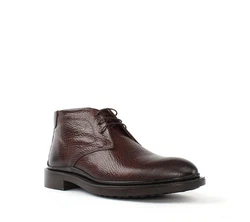 Celal Gltekin Schnürstiefel Elegante Lederstiefel (555-2619) Dunkelrot/Rot/Braun/Bordeaux