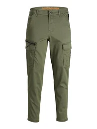 Stoffhose JPSTACE JJDEX TAPERED AKM DUSTY O.