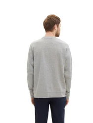 TOM TAILOR Strickpullover CUTLINE Grau/Dunkelblau