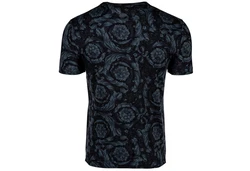 Versace T-Shirt Herren Unterhemd Rundhals  Dunkelblau