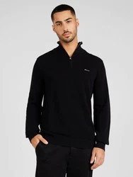 GANT Pullover Strickpullover Troyer Schwarz