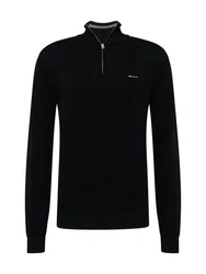 GANT Pullover Strickpullover Troyer Schwarz