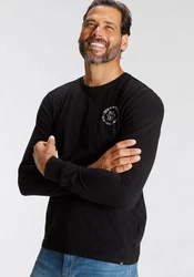 H.I.S Langarmshirt Rundhalsausschnitt 