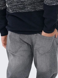 ONLY & SONS Regular-fit Jeans ONSWEFT Hellgrau (6795)