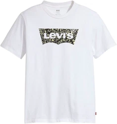 Levi's T-Shirt CREWNECK TEE mit Logo-Front-Print Weiß/Schwarz/Grau