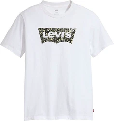 Levi's T-Shirt CREWNECK TEE mit Logo-Front-Print Weiß/Schwarz/Grau