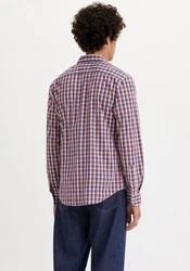 Levi's Jeanshemd BATTERY HM SHIRT SLIM Rot/Hellblau