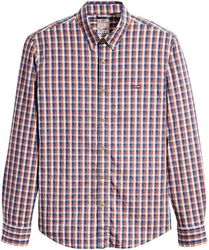 Levi's Jeanshemd BATTERY HM SHIRT SLIM Rot/Hellblau