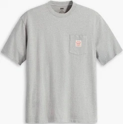 Levi's T-Shirt Workwear Tee Grau/Hellgrau/Khaki