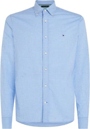 Karohemd FLEX TEXTURED GINGHAM SF SHIRT mit kleiner Logostickerei