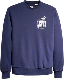 Levi's Sweatshirt STANDARD GRAPHIC CREW BLUES