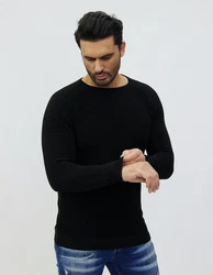 Denim Distriqt Strickpullover Schwarz