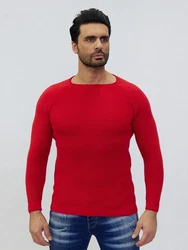 Denim Distriqt Strickpullover Rot