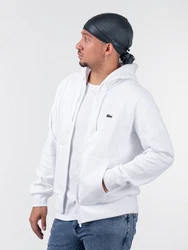 Lacoste Sweatshirt Sweatjacke mit Kapuze Weiß/Grau/Creme/Mintgrün/Grün/Khaki