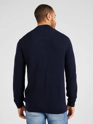 Gant Strickjacke COTTON PIQUE ZIP CARDIGAN marine/weiß
