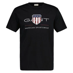 Gant T-Shirt REGULAR ARCHIVE SHIELD schwarz