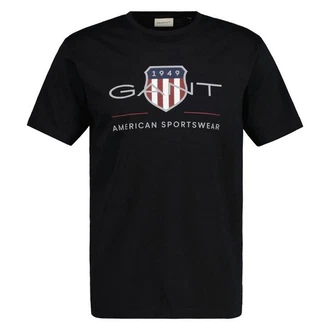 Gant T-Shirt REGULAR ARCHIVE SHIELD schwarz