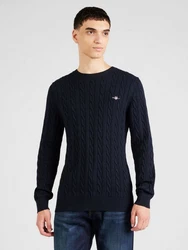 GANT Pullover Dunkelblau/Blau/Hellblau/Schwarz