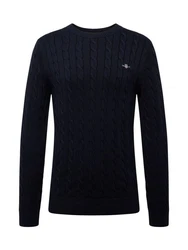 GANT Pullover Dunkelblau/Blau/Hellblau/Schwarz