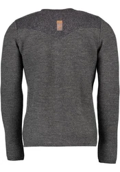 OS-Trachten Strickjacke Scava Dunkelgrau/Grau/Hellblau