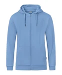 Jako Sweatjacke Organic Kapuzenjacke Blau/Hellblau