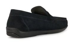 Geox U ASCANIO C Mokassin Loafer Pennyloafer Slipper Dunkelblau/Blau/Hellblau