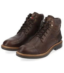 Pantofola d'Oro Stiefelette Schnürstiefelette Braun/Dunkelbraun