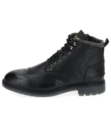 Pantofola d'Oro Stiefelette Schnürstiefelette Schwarz