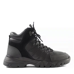 Celal Gltekin 550-4707 Schnrstiefel Robuste Leder-Wanderstiefel mit robuster Sohle und Schnrverschluss.
