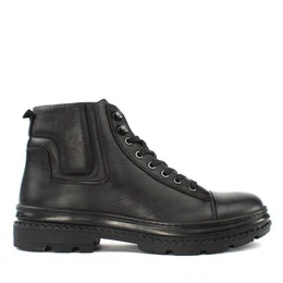 Celal Gltekin 550-709 Schnrstiefel Robuste Leder-Boots mit Doppelschluss und stabilem Design.