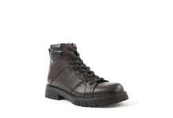 Celal Gltekin Schnürstiefel High-Top Leder-Boots mit Warmfutter 550-769