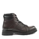Celal Gltekin Schnürstiefel High-Top Leder-Boots mit Warmfutter 550-769