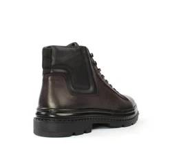 Celal Gltekin Schnürstiefel 550-709 Dunkelbraun/Braun/Dunkelgrün/Grau