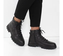 Celal Gltekin 550-795 Schnürstiefel Lederstiefel Schwarz