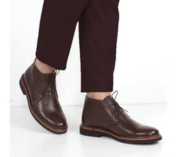 Celal Gltekin Schnürstiefel Klassisch 162-512 Braun/Dunkelbraun/Rot/Dunkelrot