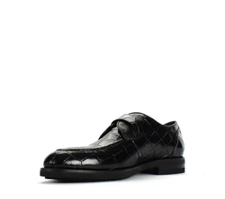 Celal Gültekin Schnürschuh 675-108 Schwarz/Braun/Lila/Dunkelrot