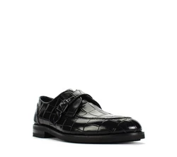 Celal Gültekin Schnürschuh 675-108 Schwarz/Braun/Lila/Dunkelrot