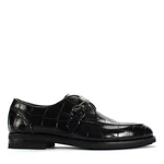 Celal Gültekin Schnürschuh 675-108 Schwarz/Braun/Lila/Dunkelrot