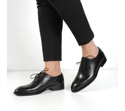 Celal Gltekin Schnrschuh 552-04 Schwarz/Braun/Hellblau