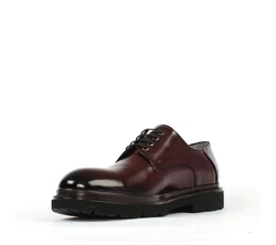 Celal Gltekin Schnürschuh Braun/Dunkelrot/Bordeaux