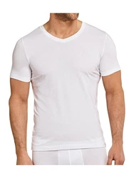 Schiesser Long Life Soft V-Neck Shirt 