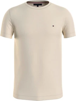 Tommy Hilfiger T-Shirt STRETCH SLIM FIT TEE mit Rundhalsausschnitt Khaki/Beige/Braun